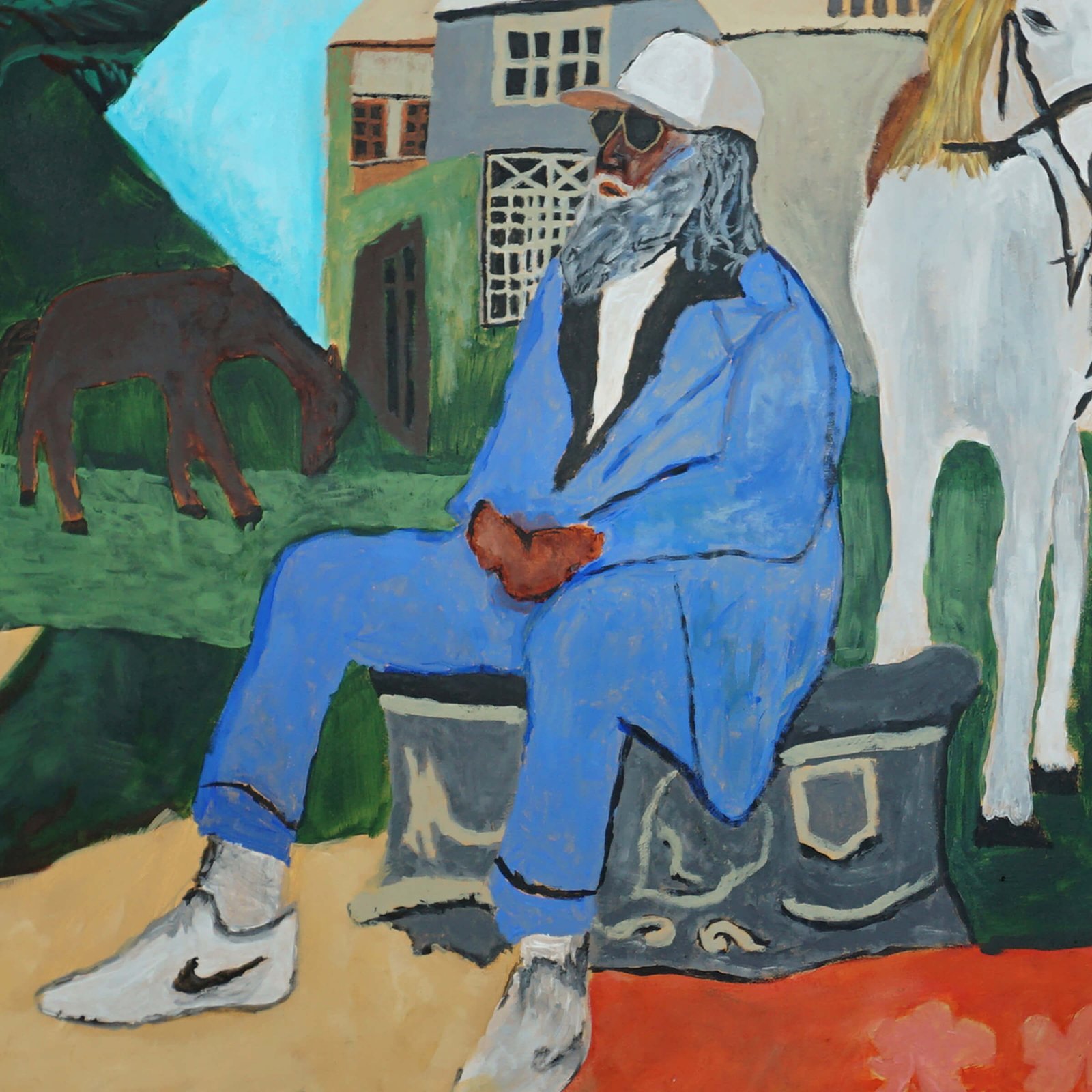 The guardian of the london calvary horses view 2